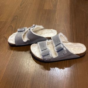 Birkenstocks LIKE BRANDNEW Fuzzy size 41